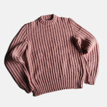 画像をギャラリービューアに読み込む, VINTAGE FISHERMAN WOOL SWEATER (MEDIUM)