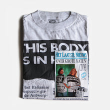 Load image into Gallery viewer, N.O.S 1990's "HET LAATSTE NIEUWS" ADVERTISING MAGAZINE T-SHIRT (X-LARGE)