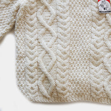画像をギャラリービューアに読み込む, N.O.S 1960's TURTLE NECK FISHERMAN WOOL SWEATER (LARGE)