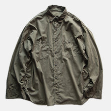 Load image into Gallery viewer, 1940's "U.S.N" COTTON POPLIN UTILITY SHIRT (X-LARGE)