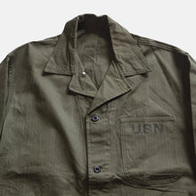 Load image into Gallery viewer, N.O.S 1940's "U.S.N" H.B.T N-3 COTTON JACKET (MEDIUM)