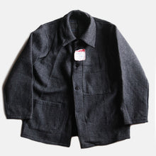 Load image into Gallery viewer, N.O.S 1950's~ FRENCH WORK WOOL TWEED JACKET (LARGE)