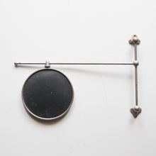 Load image into Gallery viewer, ANTIQUE NICKEL WALL MOUNT MIRROR