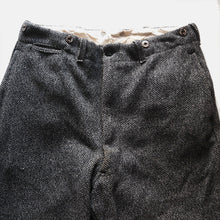 Load image into Gallery viewer, ~1950's "MALONE" HEAVYDUTY WOOL TROUSER (W33 L27)