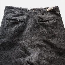 Load image into Gallery viewer, ~1950's "MALONE" HEAVYDUTY WOOL TROUSER (W33 L27)