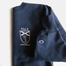 画像をギャラリービューアに読み込む, 1990's "CHAMPION" YALE REVERSE WEAVE SWEAT SHIRT (MEDIUM)
