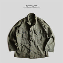 画像をギャラリービューアに読み込む, 1940's "U.S.ARMY" M-43 H.B.T JACKET (SZ 40 / USED CONDITION)
