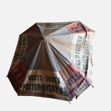 画像をギャラリービューアに読み込む, ANTIQUE ADVERTISING UMBRELLA (CLOTHIERS FOSTER-AVERY CO. / DISTRESSED CONDITION)
