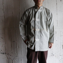 Load image into Gallery viewer, 1930&#39;s～ &quot;U.S.ARMY&quot; OXFORD PAJAMA L/S SHIRT (SZ MEDIUM / DEADSTOCK)
