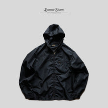 Load image into Gallery viewer, 1950's "SLALOM" FULL ZIP NYLON PARKA (SZ MEDIUM / BLACK / GOOD CONDITION)
