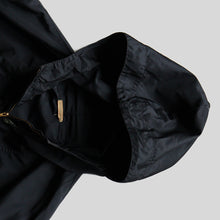 Load image into Gallery viewer, 1950's "SLALOM" FULL ZIP NYLON PARKA (SZ MEDIUM / BLACK / GOOD CONDITION)
