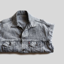 画像をギャラリービューアに読み込む, ～1990's "LEVI'S" 70507 DENIM JACKET (SZ ABOUT MEDIUM / GRAY DENIM / GOOD CONDITION)
