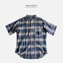 画像をギャラリービューアに読み込む, 1960&#39;s &quot;TOWN CRAFT&quot; INDIA MADRAS S/S SHIRT (SZ LARGE / DEADSTOCK)
