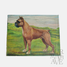 Load image into Gallery viewer, VINTAGE BULLDOG OIL PAINTING
