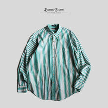 画像をギャラリービューアに読み込む, AROUND 1990's "HATHAWAY" COTTON B.D SHIRT (SZ LARGE / GOOD CONDITION)
