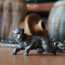 画像をギャラリービューアに読み込む, ANTIQUE BULL DOG METAL ORNAMENT
