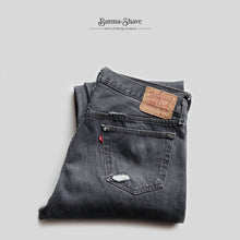 画像をギャラリービューアに読み込む, 1980's "LEVI'S" 501 BLACK DENIM PANTS (SZ W36×L30 / EARLY DYE)
