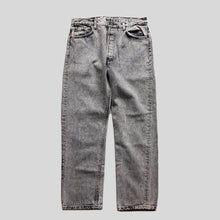 Load image into Gallery viewer, 1990's "LEVI'S" CHEMICAL BLACK DENIM PANTS (SZ W36×L30 / GOOD FADE)
