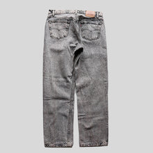 Load image into Gallery viewer, 1990's "LEVI'S" CHEMICAL BLACK DENIM PANTS (SZ W36×L30 / GOOD FADE)

