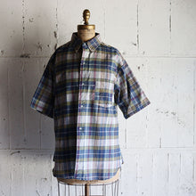 画像をギャラリービューアに読み込む, 1960&#39;s &quot;TOWN CRAFT&quot; INDIA MADRAS S/S SHIRT (SZ LARGE / DEADSTOCK)
