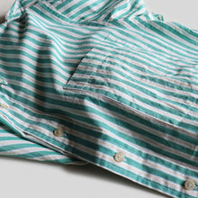 画像をギャラリービューアに読み込む, AROUND 1990's "HATHAWAY" COTTON B.D SHIRT (SZ LARGE / GOOD CONDITION)
