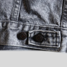 画像をギャラリービューアに読み込む, ～1990's "LEVI'S" 70507 DENIM JACKET (SZ ABOUT MEDIUM / GRAY DENIM / GOOD CONDITION)
