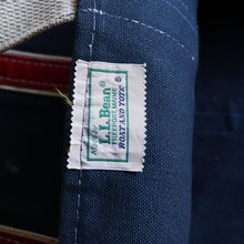 画像をギャラリービューアに読み込む, 1980&#39;s &quot;L.L.BEAN&quot; DELUXE TOTE (NAVY×RED / MINT CONDITION)
