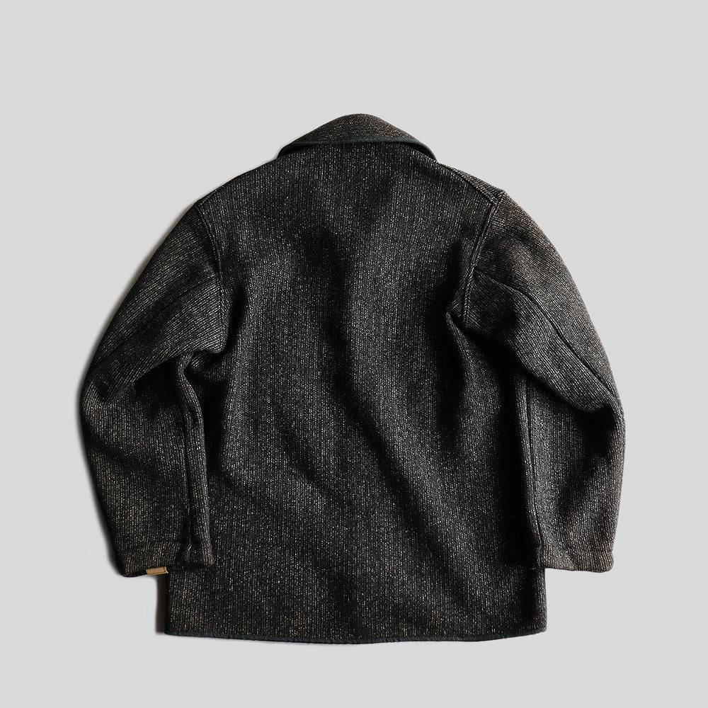 AROUND 1920's BROWN'S BEACH JACKET (SZ 40 / BIG BUTTON / DEADSTOCK