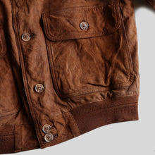 画像をギャラリービューアに読み込む, VINTAGE BALSTER LEATHER JACKET (SZ ABOUT LARGE / GOOD CONDITION)
