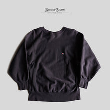 画像をギャラリービューアに読み込む, 1980's "CHAMPION" REVERSE WEAVE SWEAT SHIRT (SZ MEDIUM / BLACK FADED / GOOD CONDITION)
