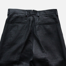 画像をギャラリービューアに読み込む, &quot;MIDNORTH TAILORS&quot; BLACK H.B.T LINEN WIDE LEG (BURMA-SHAVE ORIGINAL PRODUCTS)
