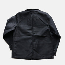 画像をギャラリービューアに読み込む, 1940&#39;s &quot;BEAU-FORT&quot; BLACK MOLESKIN JACKET WITH V-POCKET (SZ 48 / NEAR DEADSTOCK)
