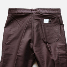 Load image into Gallery viewer, 1960&#39;s～ FRENCH BROWN MOLESKIN WORK TROUSER (SZ EU44 W34×L32 / DEADSTOCK)
