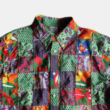 Load image into Gallery viewer, &quot;BROOKS BROTHERS&quot; INDIA MADRAS PATCHWORK S/S B.D SHIRT (SZ XL / MINT CONDITION)
