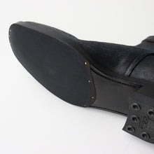 画像をギャラリービューアに読み込む, &quot;CLINCH&quot; JODHPUR BOOTS (WAXED UNEVEN HORSE SUEDE NAVY)
