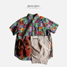 Load image into Gallery viewer, &quot;BROOKS BROTHERS&quot; INDIA MADRAS PATCHWORK S/S B.D SHIRT (SZ XL / MINT CONDITION)
