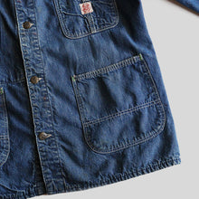 Load image into Gallery viewer, ～1950's "TUFNUT" DENIM COVERALL (SZ ABOUT36 / GOOD CONDITION)
