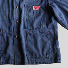 Load image into Gallery viewer, 1950's "WHITEFIELD" DENIM COVERALL (SZ ABOUT LARGE / GOOD CONDITION)
