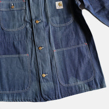 画像をギャラリービューアに読み込む, 1970&#39;s &quot;CARHARTT&quot; DENIM COVERALL (SZ38 / SUNFADED DEADSTOCK)
