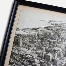 Load image into Gallery viewer, ANTIQUE CHICAGO PICTURE WITH WOOD FRAME
