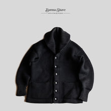 画像をギャラリービューアに読み込む, ～1940's SHAWL COLLAR CARDIGAN (SZ MEDIUM / BLACK / GOOD CONDITION)
