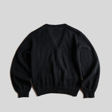 画像をギャラリービューアに読み込む, 1960's "JOSEPH HORN CO." WOOL CARDIGAN (BIG SIZE / BLACK / GOOD CONDITION)
