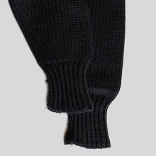 画像をギャラリービューアに読み込む, ～1940's SHAWL COLLAR CARDIGAN (SZ MEDIUM / BLACK / GOOD CONDITION)
