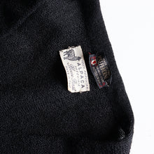 画像をギャラリービューアに読み込む, 1960's "JOSEPH HORN CO." WOOL CARDIGAN (BIG SIZE / BLACK / GOOD CONDITION)
