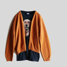 画像をギャラリービューアに読み込む, VINTAGE COTTON×WOOL CARDIGAN (SZ MEDIUM / GOOD CONDITION / AROUND 1960's)
