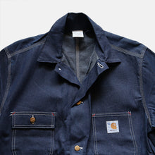 Load image into Gallery viewer, 1980&#39;s &quot;CARHARTT&quot; COTTON DENIM COVERALL (SZ 42 / DEADSTOCK)
