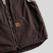 Load image into Gallery viewer, 2000&#39;s &quot;CARHARTT&quot; BROWN DUCK VEST (SZ MEDIUM / GOOD CONDITION)
