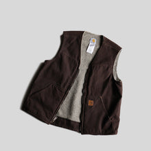 Load image into Gallery viewer, 2000&#39;s &quot;CARHARTT&quot; BROWN DUCK VEST (SZ MEDIUM / GOOD CONDITION)
