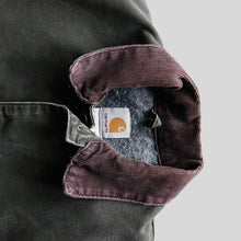 画像をギャラリービューアに読み込む, "CARHARTT" MICHIGAN CHORE COAT (SZ LARGE / GREEN DUCK / 2003's)
