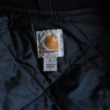 画像をギャラリービューアに読み込む, 2010&#39;s &quot;CARHARTT&quot; DUCK VEST (SZ LARGE / BLACK BODY / CORPORATE STITCH)
